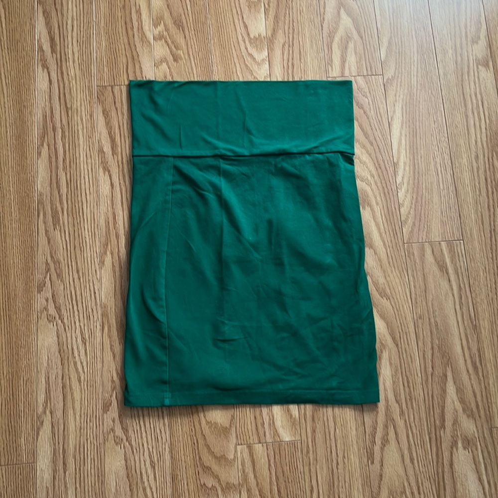 Teal Bodycon Pencil Skirt